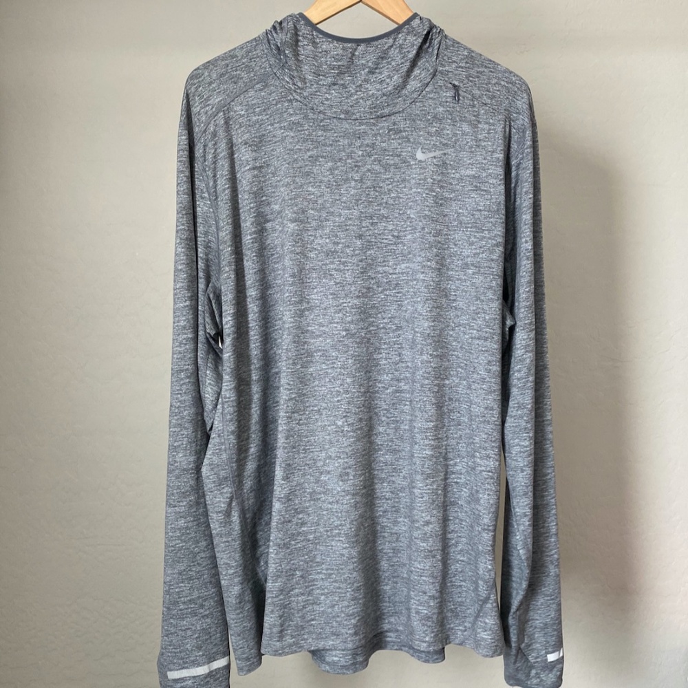 Nike Dri-Fit Element Hoodie Training Grey Mens XL